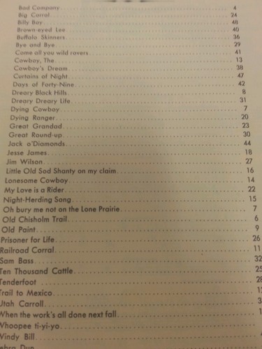 1935 Treasure Chest of Cowboy Songs.  Softcover. 38 Songs.