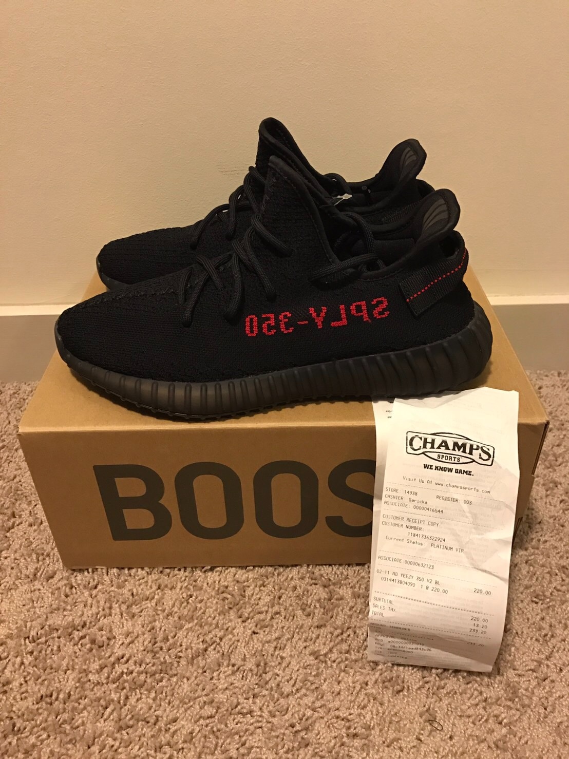 yeezy350coreblack,yeezy350 adidas yeezy 350 v2 core black red bred boost low sply size 9