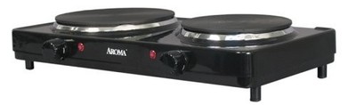 Electric Double Hot Plate Portable Burner Cooktop ...