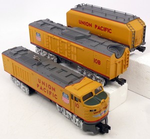MTH-30-2009LP-Union-Pacific-Gas-Turbine-Diesel-w-Dummy-Water-Tender-EX 
