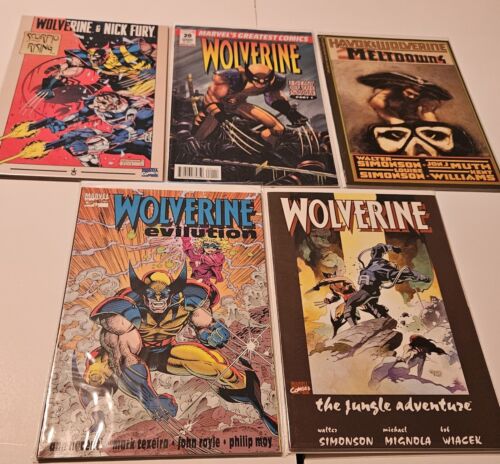 Wolverine TPB Lot of 4 Scorpio Rising, Evilution, Meltdown, The Jungle Adventure