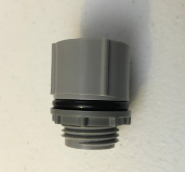 1/2" Bulkhead to PVC Fitting Hydroponic Drip Irrigation DWC NFT Rain