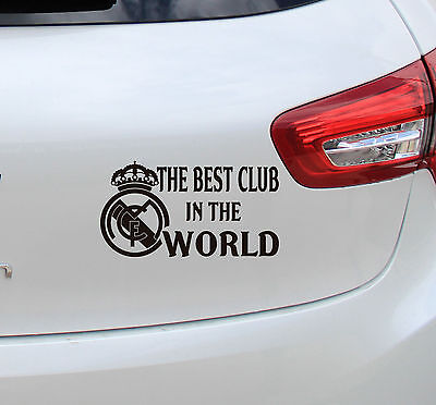 Vinilo decorativo #864# THE BEST CLUB IN THE WORLD REAL MADRID (Real Madrid Best Club In The World)