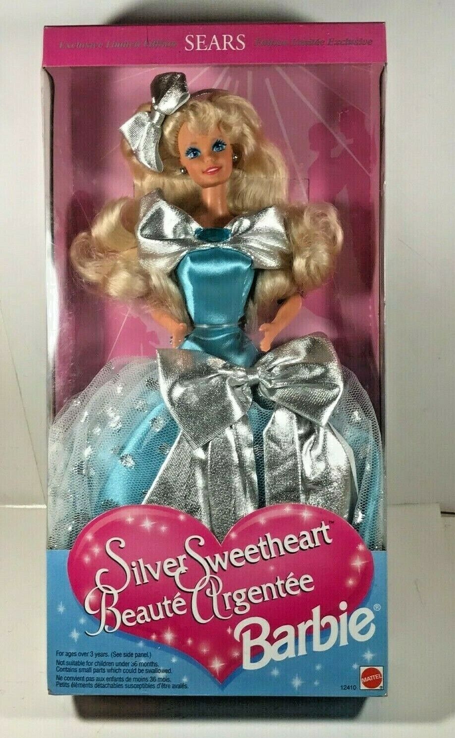 Sears Silver Sweetheart Barbie Doll NRFB #12410 1994
