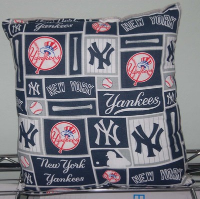 Yankees baseball Pillow HANDMADE Cotton/Flannel Toddler Travel ...