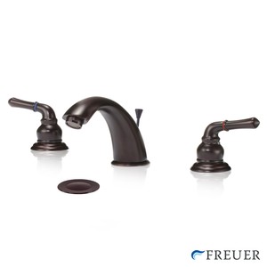 inch Widespread Bathroom Bath Sink Faucet w Drain Oil Rubbed Bronze ...
