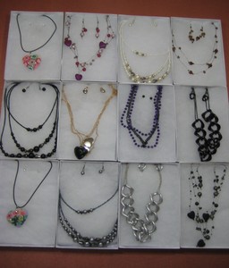 ... -Wholesale-Fashion-Jewelry-Lot-12-Necklace-Earring-Sets-3-for-Resale