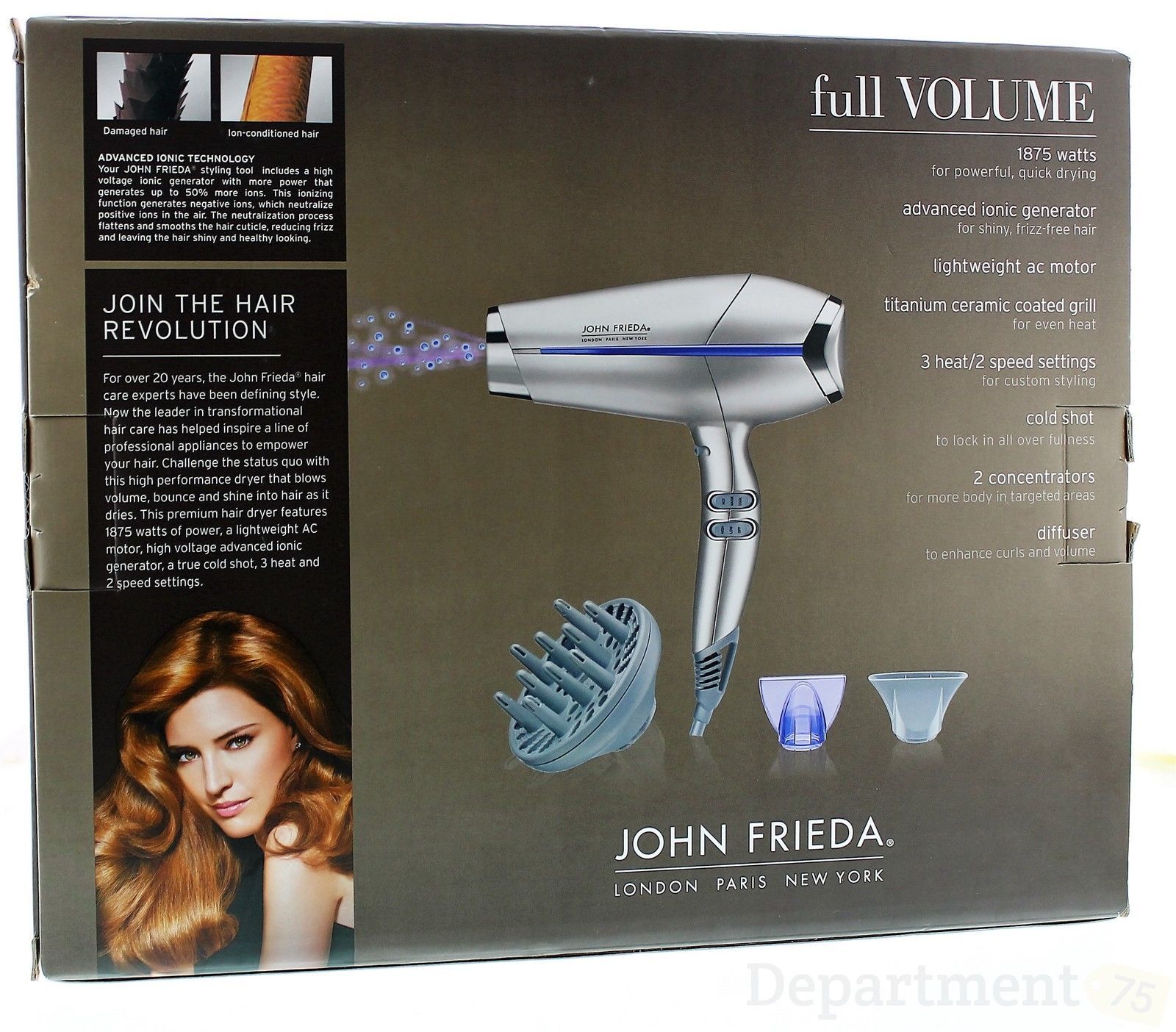 Frieda Full Volume Hair Dryer New In Box