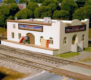 SUNKIST CITRUS EXCHANGE HO Model Railroad unptd Structure Kit ALP83