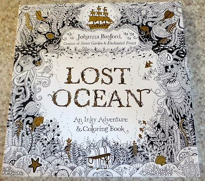Lost Ocean An Inky Adventure And Coloring Book By Johanna Basford 2015 Paper