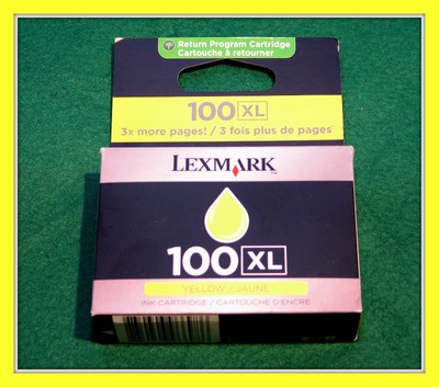 UPC 734646966986 product image for Genuine Lexmark 100xl High Yield Yellow Ink Sealed 14n1056 | upcitemdb.com