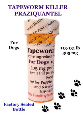 Tapeworm Killer Dewormer Praziquantel for Dogs 6 ...