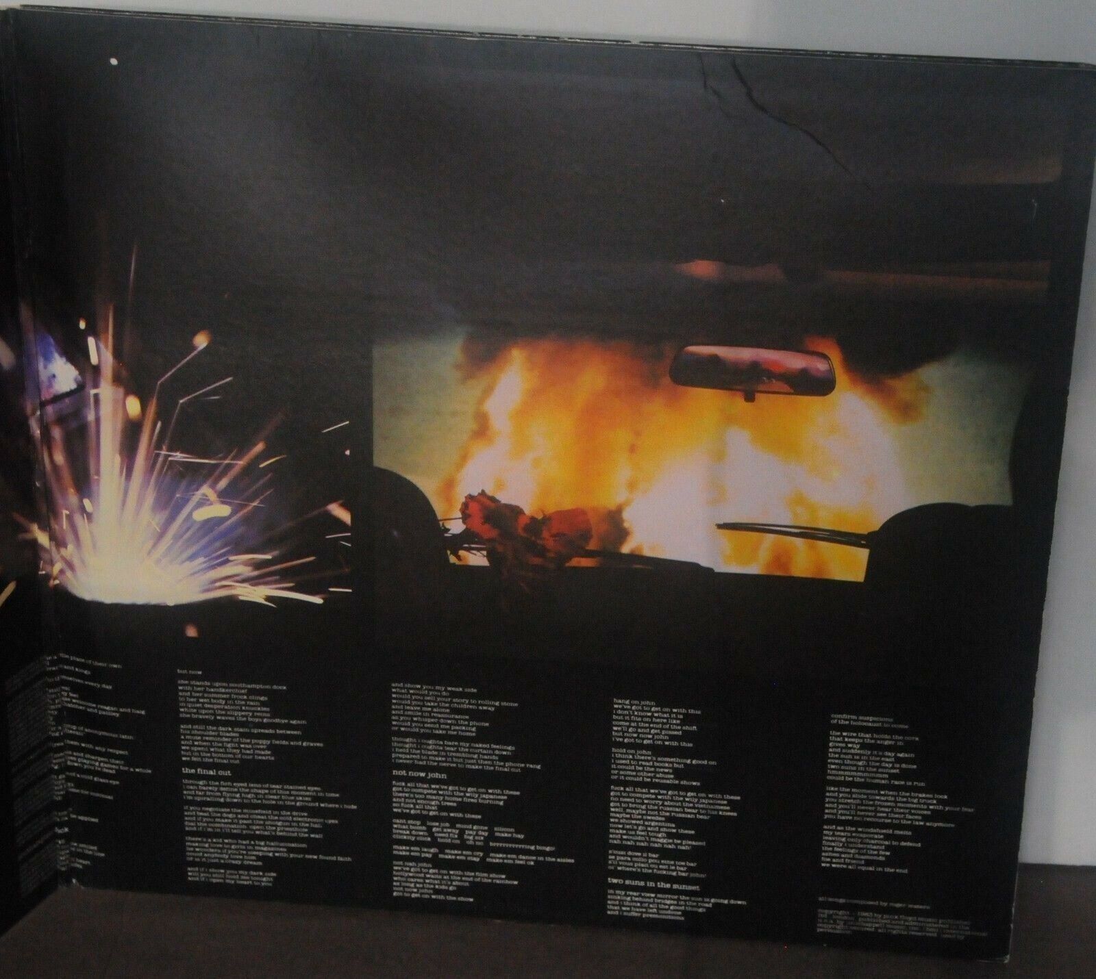 Pink Floyd The Final Cut Original 1983 LP Columbia QC 38243 NM 1H/1G Roger Water