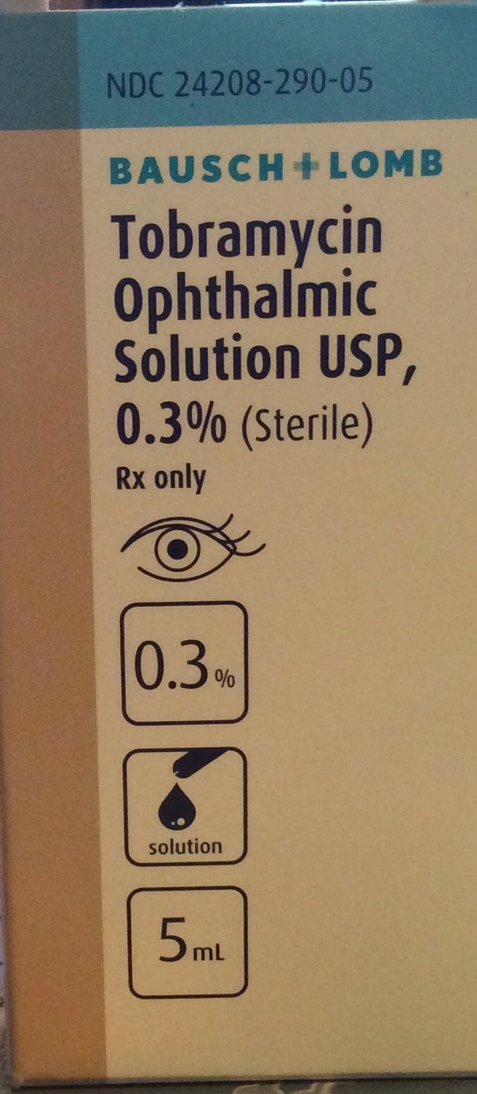 Tobramycin Ophthalmic Solution Usp .03 %. 5ml ...