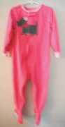 girls size 3T pink BLANKET SLEEPER gray scotty dog CARTERS pajamas sleepwear @@