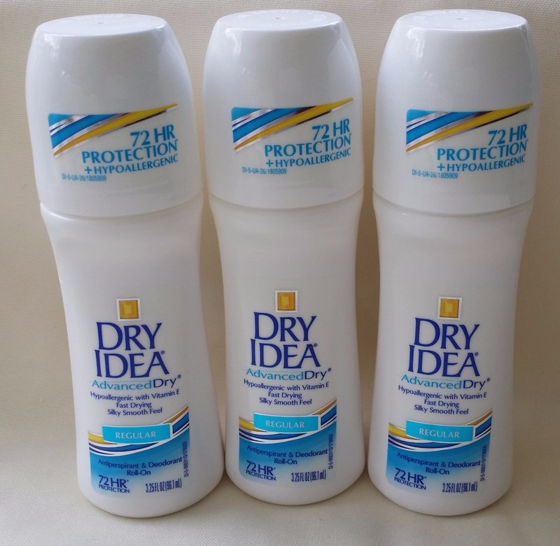 3 DRY IDEA ADVANCED DRY HYPOALLERGENIC ANTIPERSPIRANT DEODORANT ROLL ON
