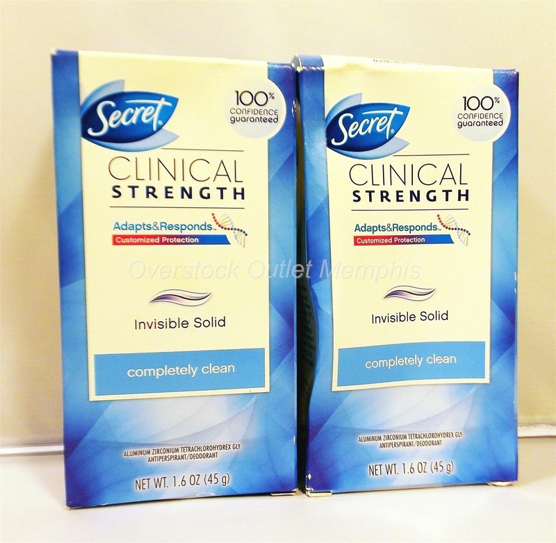 Secret Clinical Strength Invisible Solid Antiperspirant Deodorant Clean
