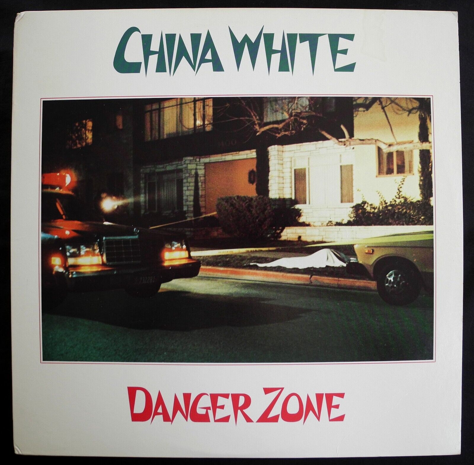 CHINA WHITE Danger Zone Nr MINT hardcore punk rock '81 Frontier FIRST PRESS kbd
