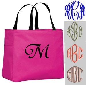 Custom-Personalized-Monogrammed-Tote-Bag-Bridesmaid-Gift-Dance-Wedding ...