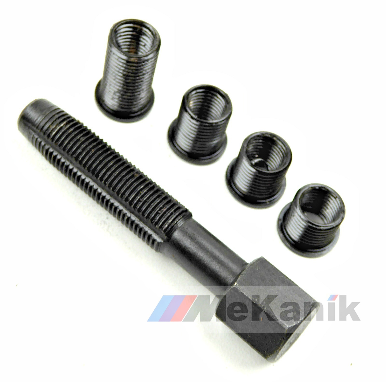 10mm Spark Plug ReThread Kit Retap Reamer Cleaning Tool Plus 3/8 7/16