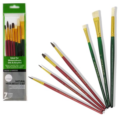 Upc 038372003374 Daler Rowney Simply 7 Natural Hair Artists