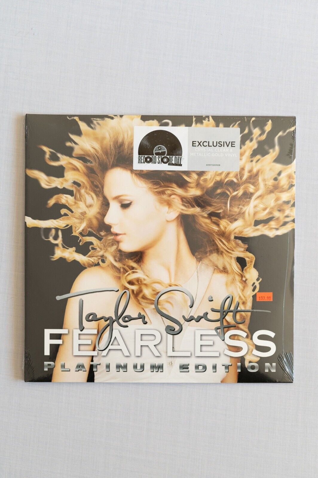 Taylor Swift Fearless Crystal Clear/Metallic Gold RSD Vinyl 3435/3750