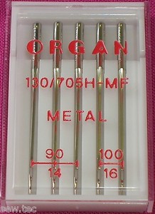 Organ Metal Domestic Sewing Machine Needles Large Eye Mix Size 90 100