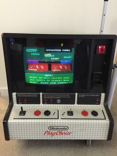 1989 Nintendo Playchoice Countertop Arcade, 10 Games, Yo! Noid Sticker ...