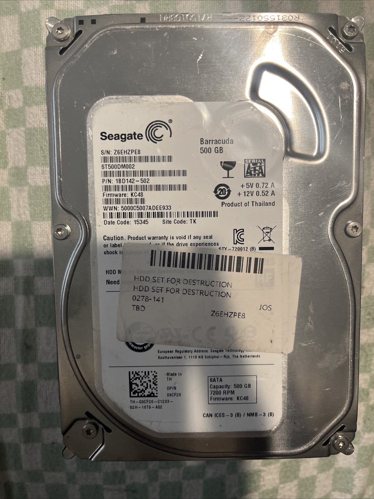 Seagate Constellation Vs Seagate Barracuda Yahoo!オークション - Seagate Constellation.2 ST91000640SS 1TB & Se...