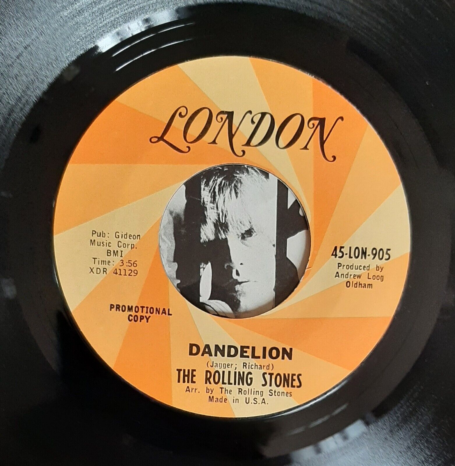 RARE ROLLING STONES NEAR MINT VINYL amp; EX++ SLEEVE  quot;Dandelion/We Love Youquot; 1967 