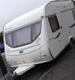 2006 Lunar chateau 470 4 berth lightweight touring caravan with fixed double bed