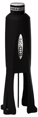 Cork Pops Legacy Wine Bottle Opener, Black