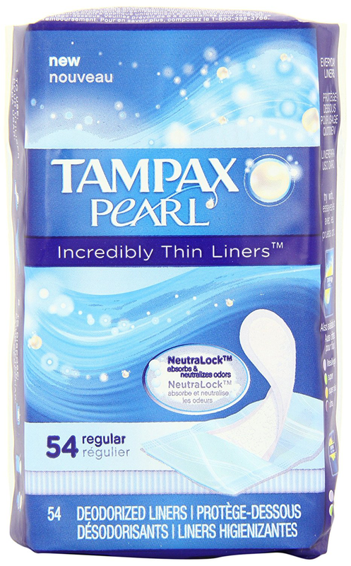 UPC 784922584830 product image for Tampax Pearl Incredibly Thin Liners, Regular, 54 Count | upcitemdb.com