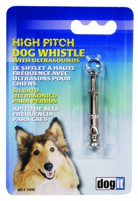 Dogit High Pitch Dog Whistle with Ultrasonic ...