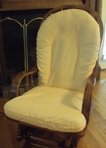 Glider rocker chair slipcovers