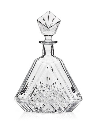 Dublin Triangular Crystal Whiskey Wine Decanter Bourbon ...