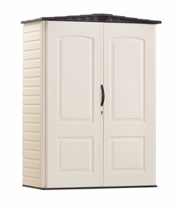 Rubbermaid Small Vertical 53 CU ft Outdoor Storage Building Shed 5L10 