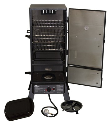 Outdoor Vertical Propane Smoker Gas BBQ Cooking ...