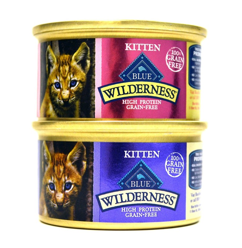 Blue Buffalo Wilderness Grain-Free Variety Pack Wet Kitten Food