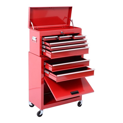 Portable Top Chest Rolling Tool Storage Box ...