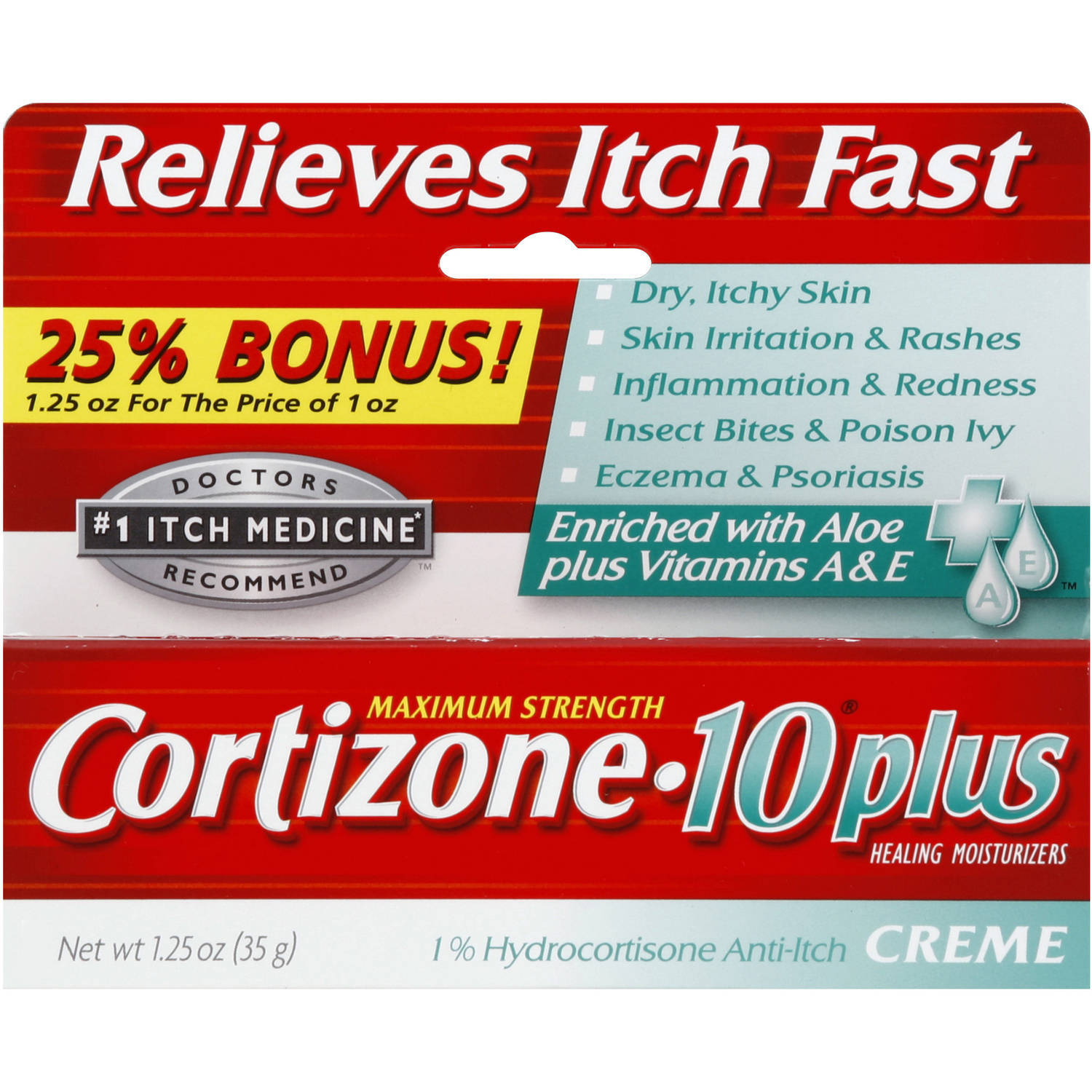 UPC 041167010662 product image for Cortizone 10 Plus Ultra Moisturizing Cream Anti-itch 1.25oz (35g) Uk Seller | upcitemdb.com