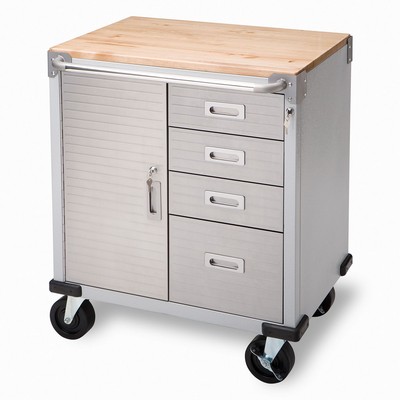 Seville 4-Drawer Rolling Garage Steel Metal Storage ...