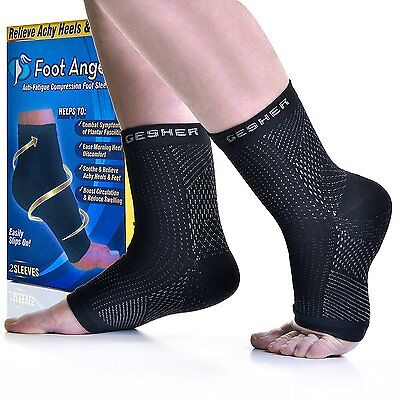 Foot Sleeves (1 Pair) Best Plantar Fasciitis Compression Sock for Men &