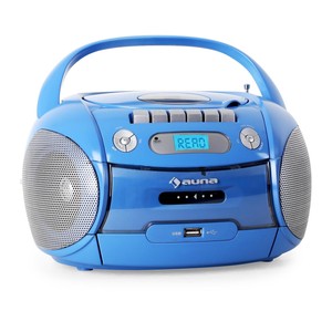 LECTEUR CD PORTABLE BALADEUR ENREGISTREUR K7 RADIO USB