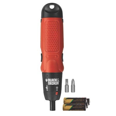 Black & Decker Alkaline Cordless Electric Screwdriver. ...