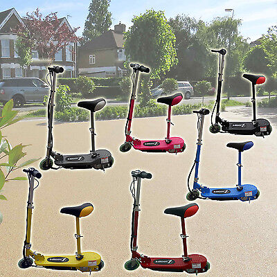 Electric Scooter Kids Battery Ride On Stand Escooter Adjustable Removeable Seat