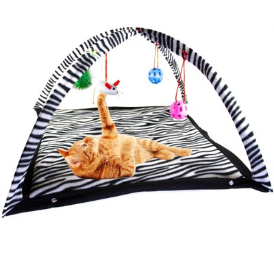 Cat Toys Activity Tent with Hanging Toy ...