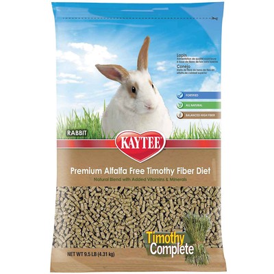 Kaytee Timothy Complete Rabbit Food, 9.5 lbs.