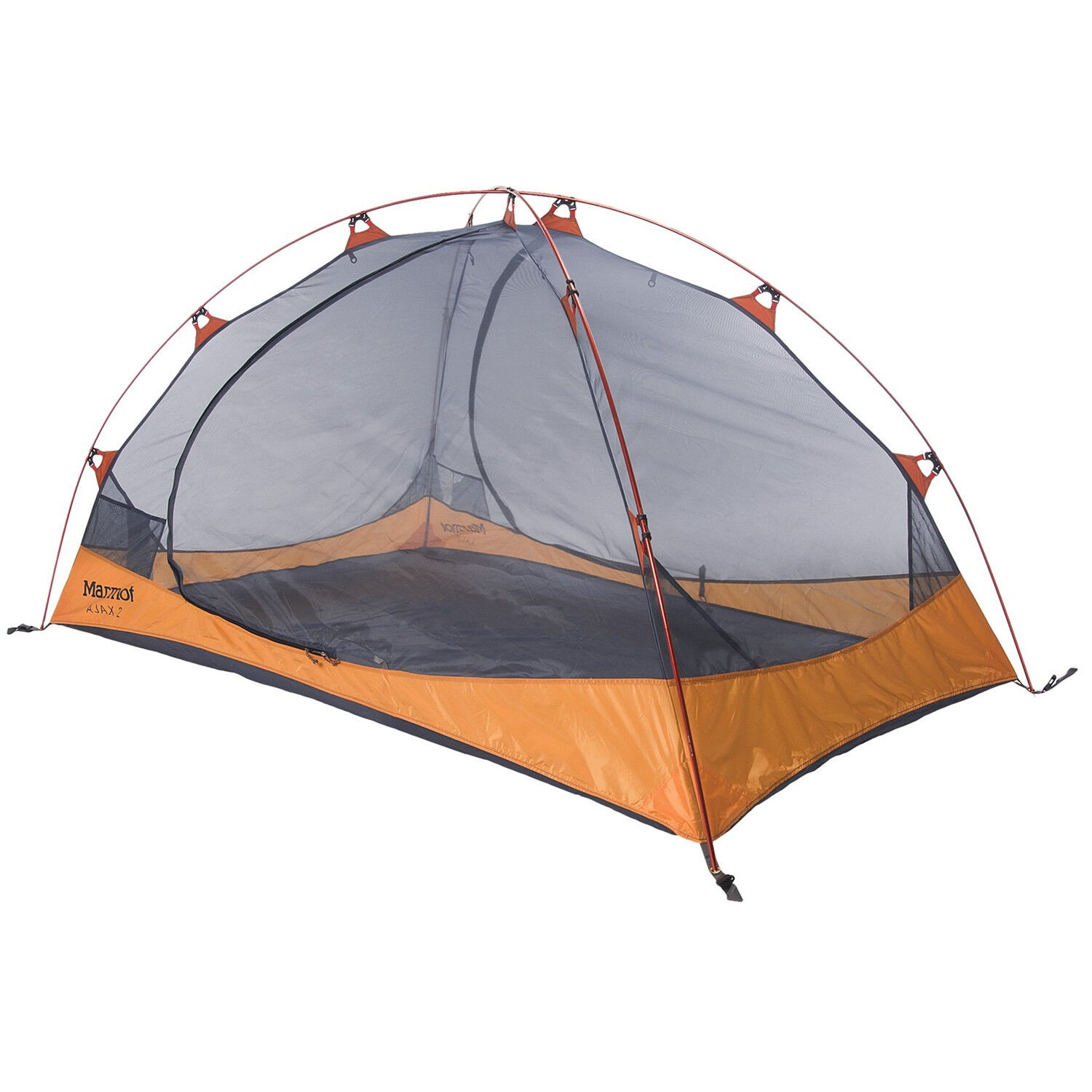 MARMOT AJAX 2 LIGHTWEIGHT BACKPACKING TENT * 2 PERSON * ORANGE * NEW W/TAGS *