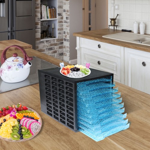 HomCom 600W 10 Tray Dehydrator Dryer Fruit ...